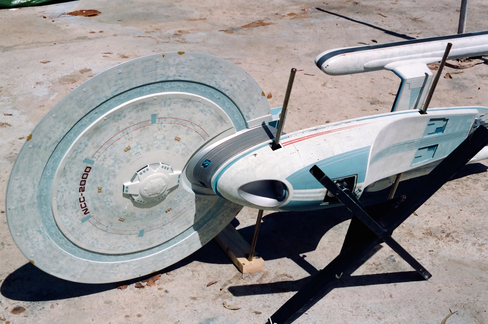 The Trek Collective: Excelsior class miniature behind the scenes photos