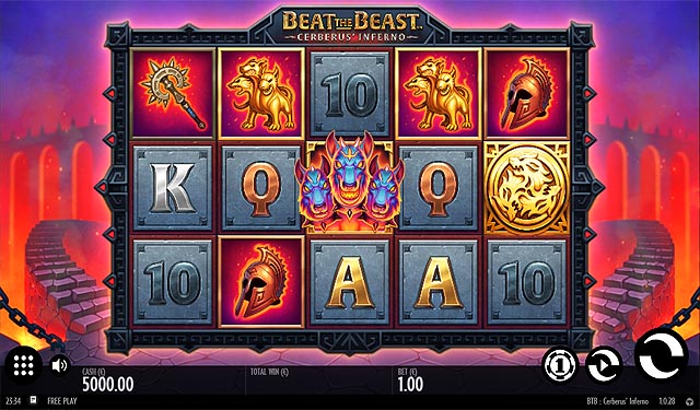 Ulasan Slot Thunderkick Indonesia - Beat The Beast Cerberus Inferno Slot Online