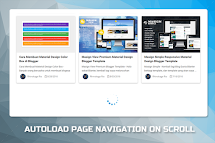 Membuat Autoload Page Navigation on Scroll di Blog