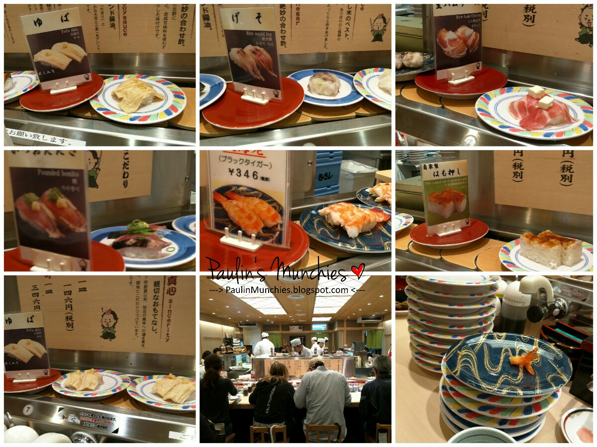 Osaka/Kyoto Day 4 Musashi Conveyor Belt Sushi at Kyoto Station