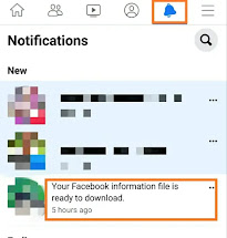_How to Delete Facebook Account Permanently on Android phone - download notification