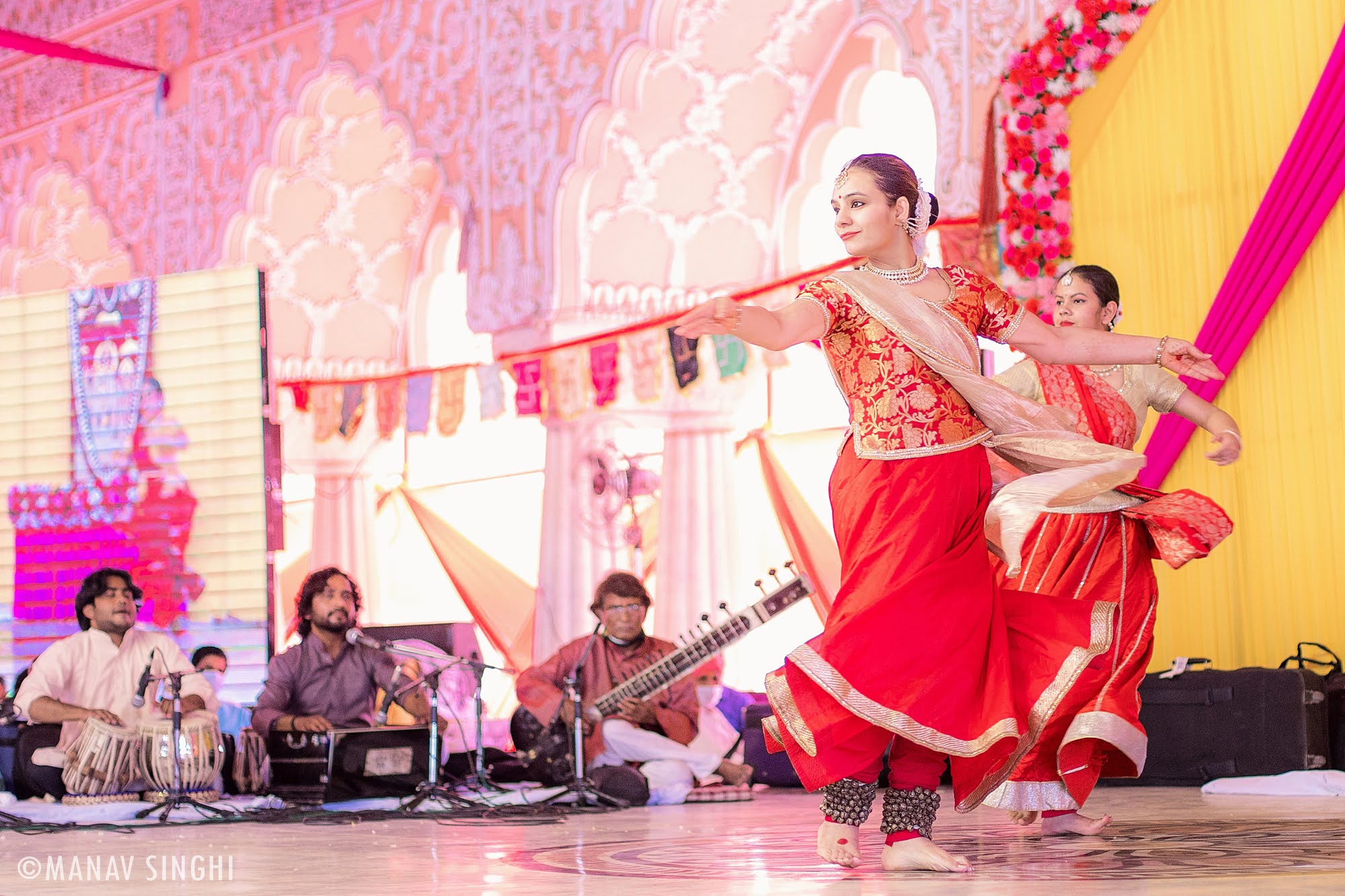 Rashmi Uppal Kathak Guru at Fagotsav 2021 Govind DevJi, Jaipur. Day - 3