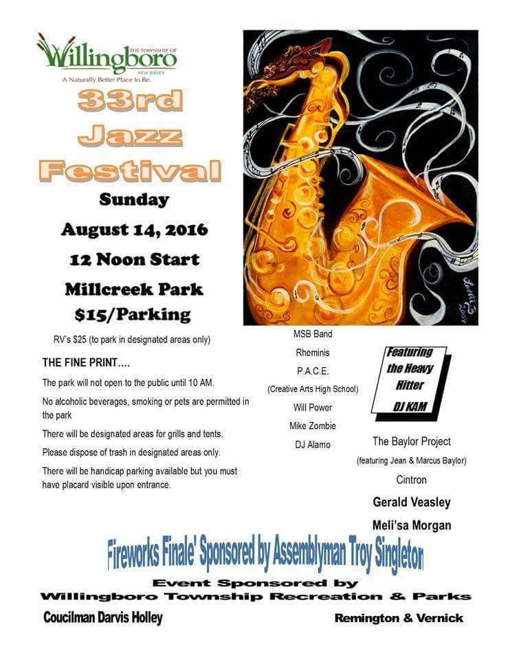 Philly Loves Drums August 14, 2016 1200 Noon 33rd Annual Willingboro