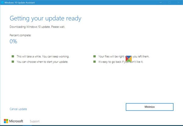 Windows 10 Upgrade-assistent 4