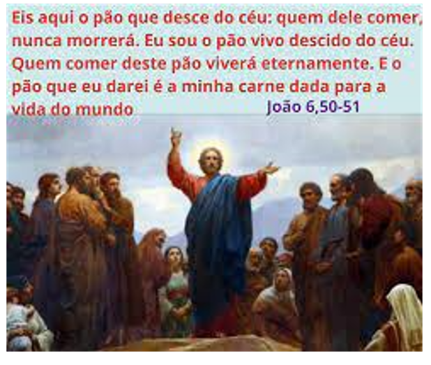Hoje é Domingo dia do Senhor 18º Domingo do Tempo Comum Ano B (Agosto de 2021) O BERAKÁ
