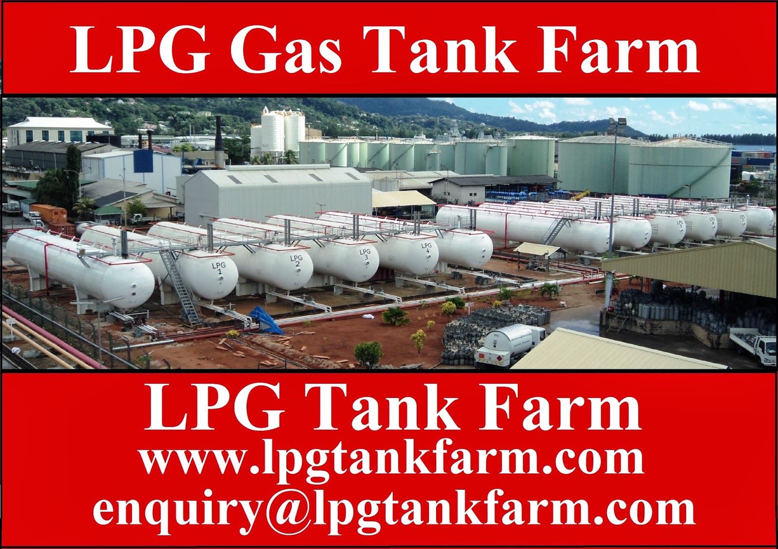 LPG Gas Tank Farm