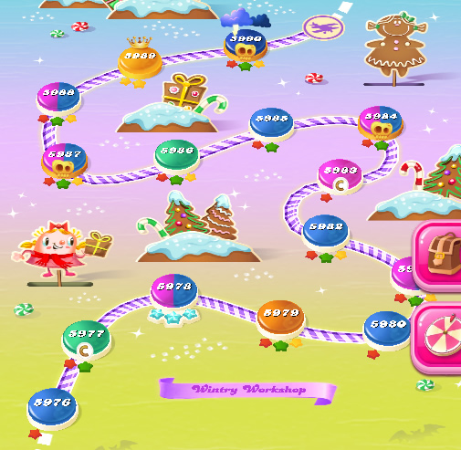 Candy Crush Saga level 5976-5990 Candy Crush Saga level 5976-5990