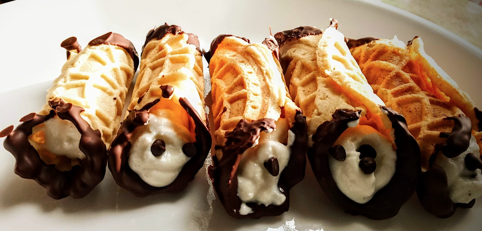 GF VANILLA PIZZELLE FOR SICILIAN CANNOLI SHELLS (CANNOLI SICILIANI DI