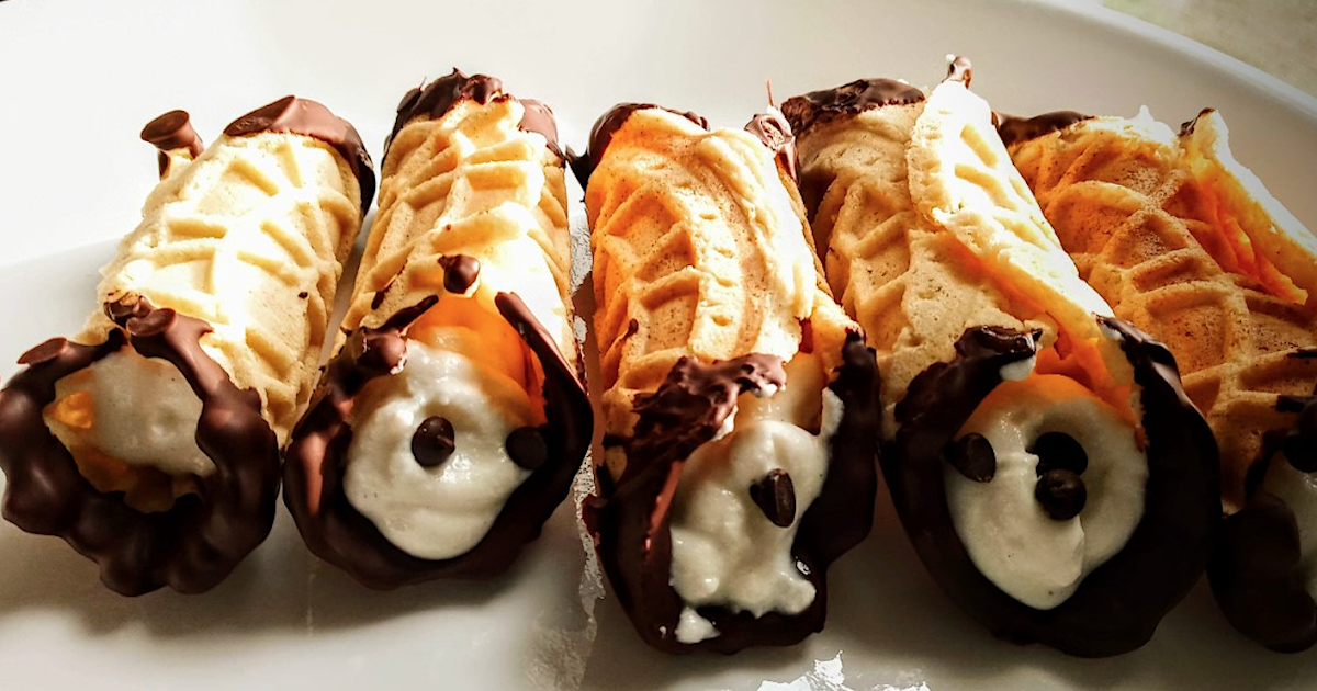 GF VANILLA PIZZELLE FOR SICILIAN CANNOLI SHELLS (CANNOLI SICILIANI DI