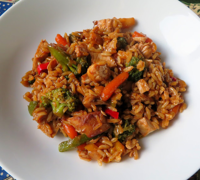 Teriyaki Chicken & Rice Casserole