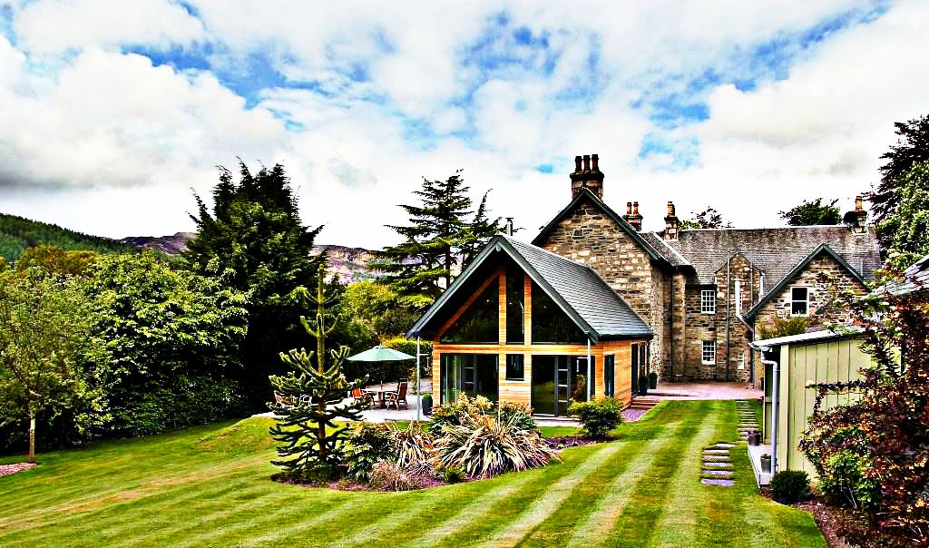 Craigatin House and Courtyard Pitlochry Scotland Craigatin House