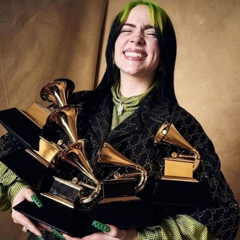 Billie Eilish Cutest Smile photo Ever on interent