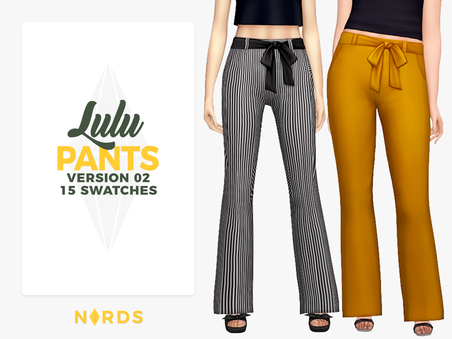 Lulu Pants Sims 4 CC Bottom