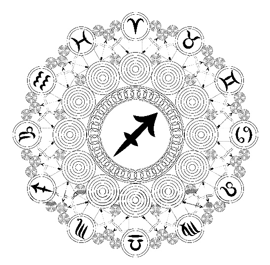 Einstellen der schwarzen hand gezeichnete komplizierte Komplizierte geometrische Mandala