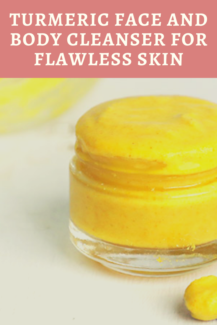 TURMERIC FACE AND BODY CLEANSER FOR FLAWLESS SKIN