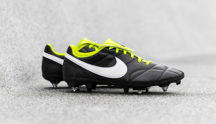 Inspired By 2013 Tiempo - Black / White / Volt Nike Premier II 'Anti-Clog' Boots Released - Footy Headlines