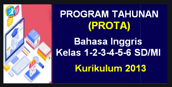Program Tahunan (Prota) K13 Mulok Bahasa Inggris Kelas 1