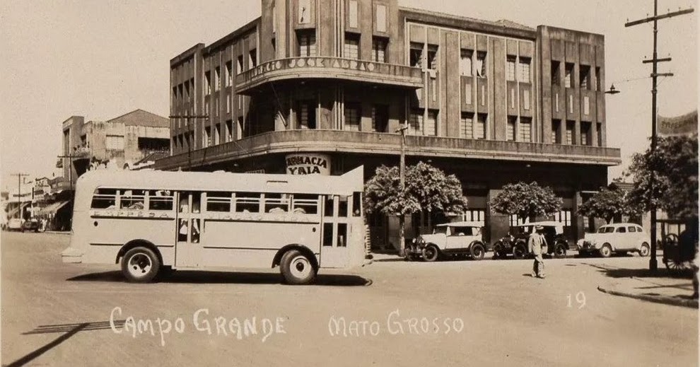 CAMPO GRANDE (MS), CARTÃO POSTAL DE 1949 CAMPO GRANDE (MS), CARTÃO POSTAL DE 1949