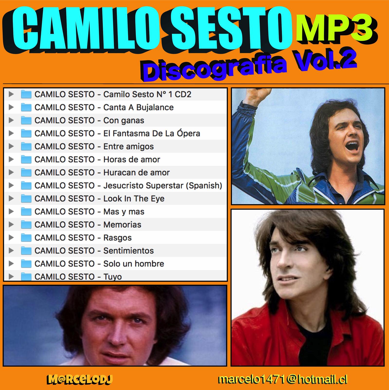 Videos y Audios Remix MrceloDj CAMILO SESTO Discografia Vol.2