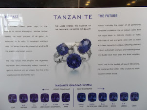 "Tanzanite" precious stones in "Clock Tower Shopping Centre".