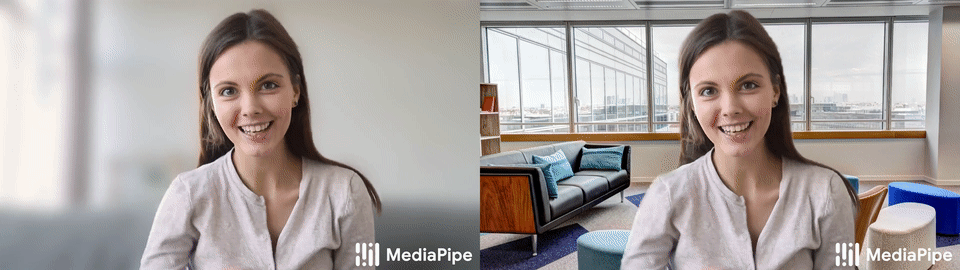 Google、Google Meet でのビデオ通話の背景をぼかしたり変更したりする方法を説明