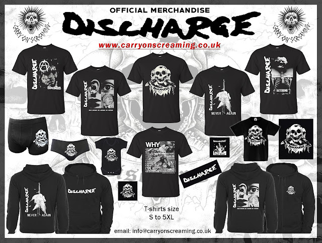 discharge band merch