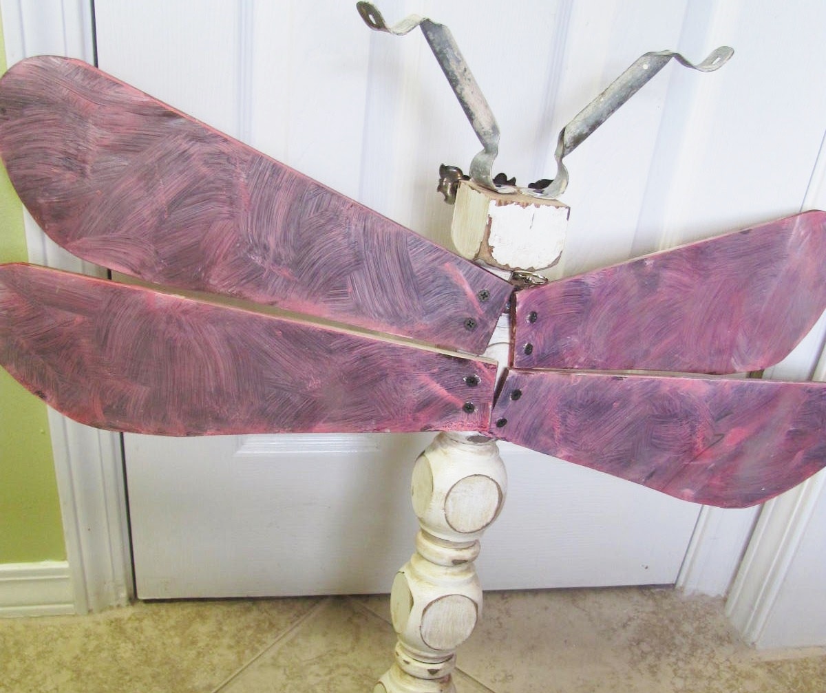 Lucy Designs The Original Table Leg Dragonflies With Ceiling Fan