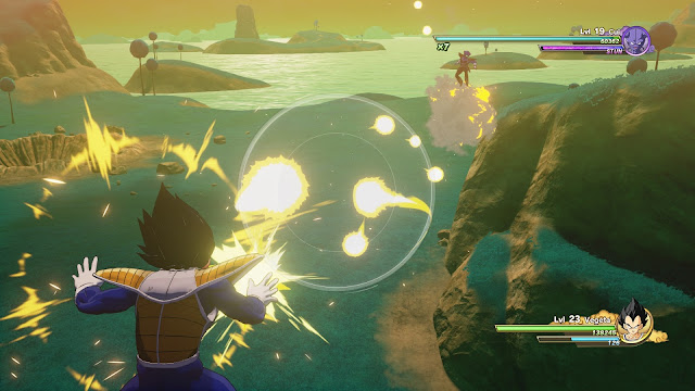 لعبة Dragon Ball Z Kakarot تستعرض بالصور حزمة من الشخصيات القابلة للعب و أيضا القوائم الرئيسية 