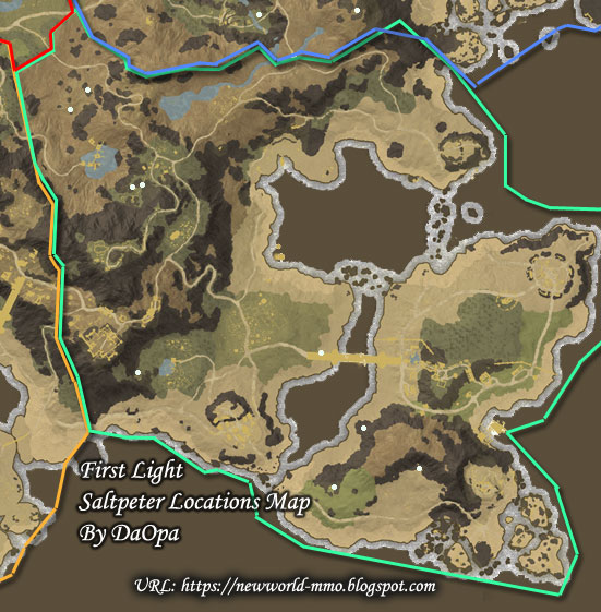 New World First Light saltpeter map