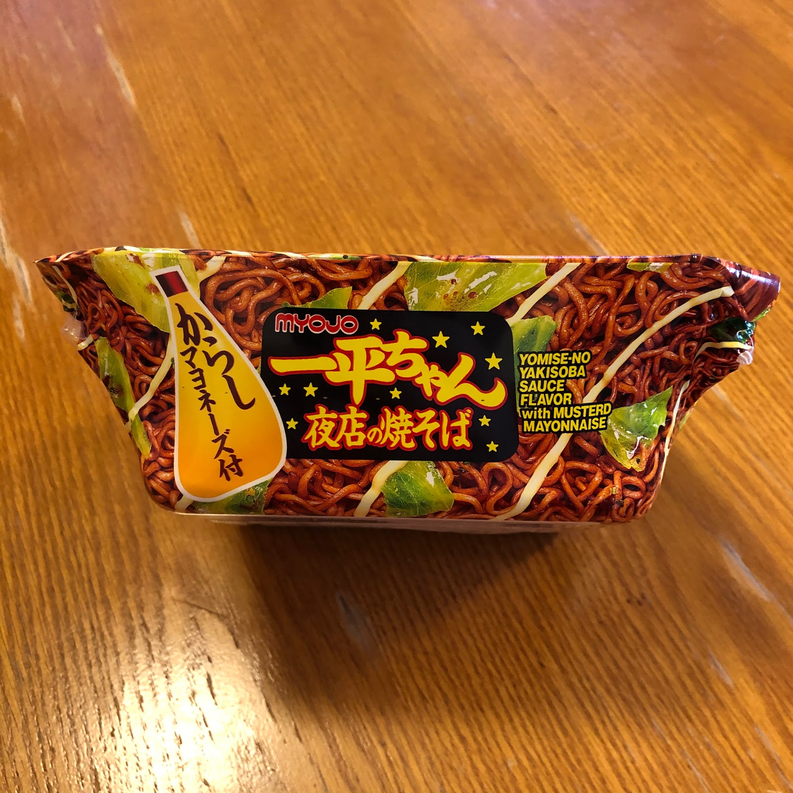 Myojo Ippeichan Yakisoba Noodles with Spicy Mustard Mayonnaise