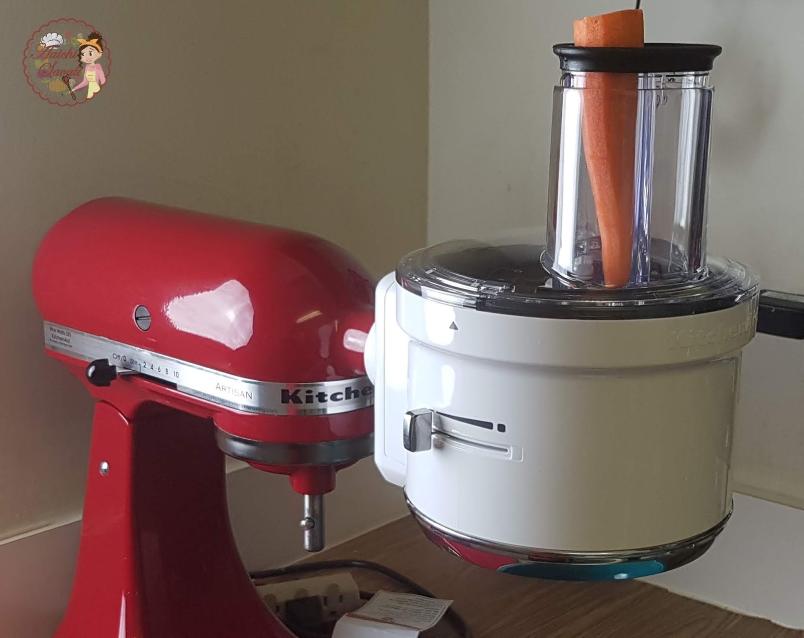 My New Kitchenaid Dicer Attachment! (Works Great!) 