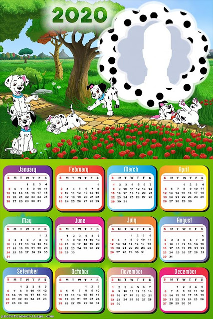 101 Dalmatians: Free Printable 2020 Calendar 101 Dalmatians: Free Printable 2020 Calendar