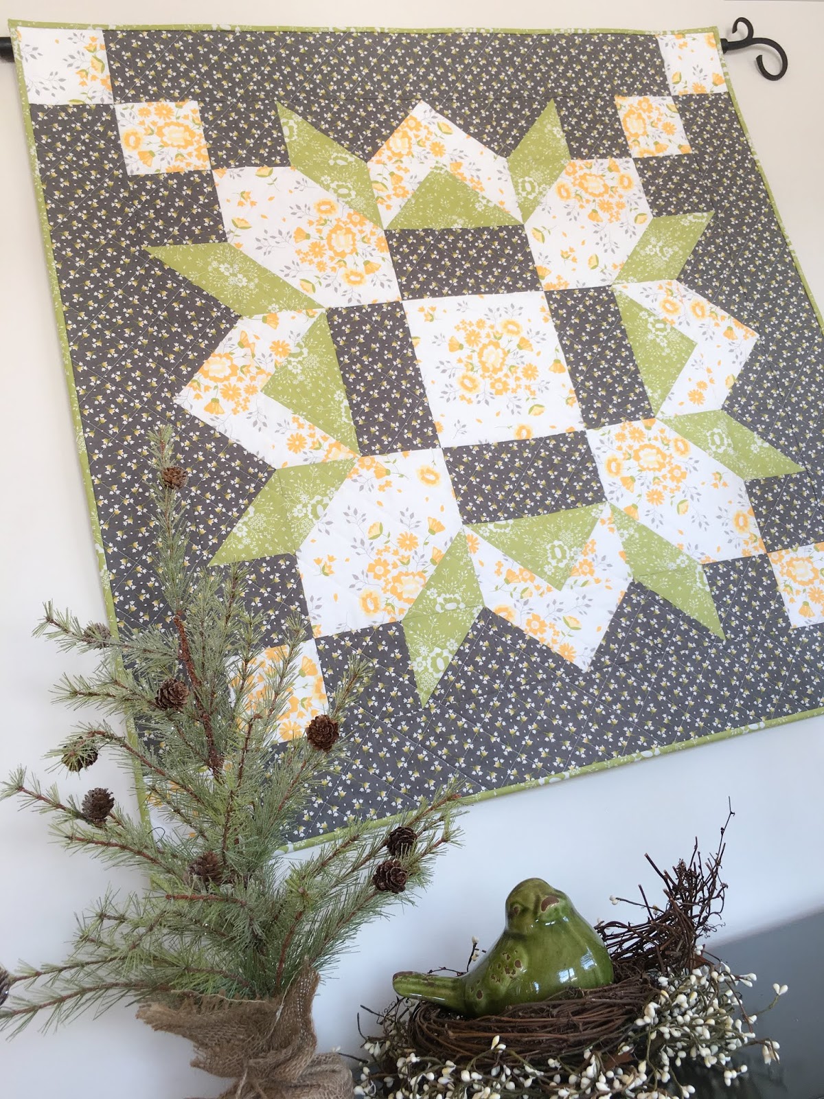 Carried Away Quilting Brings A Touch Of Spring To Her Home With A