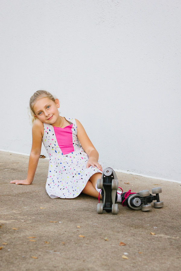 Sweeter Than Cupcakes Roller Skate Birthday Dress