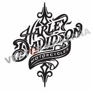 Harley Davidson Motorcycle Logo Vector