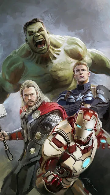 Hulk Thor and Ironman - The Avengers