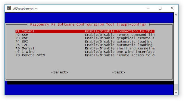 raspberrypi camera setup