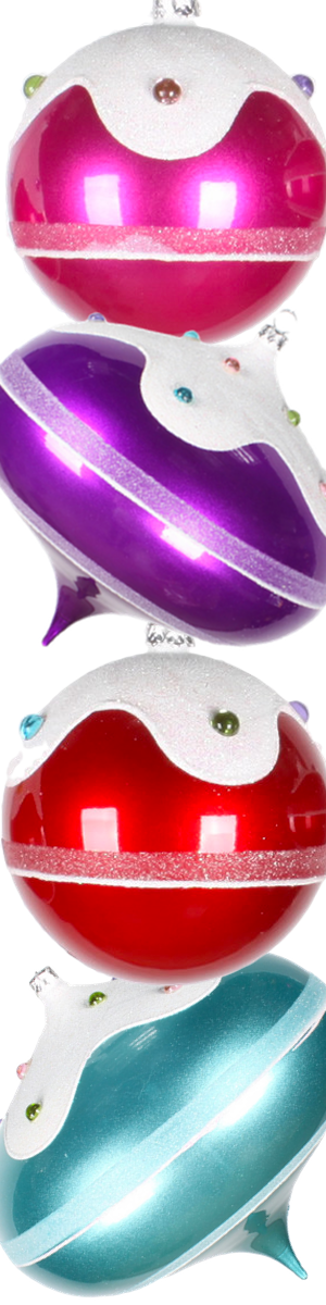 Wayfair Snow Candy Jewel Onion Christmas Ornaments (each sold separately)