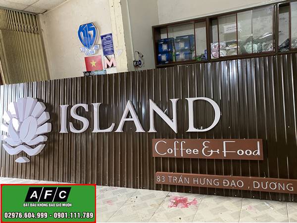 Thi công biển quảng cáo chữ nổi gắn đèn led tại Phú Quốc