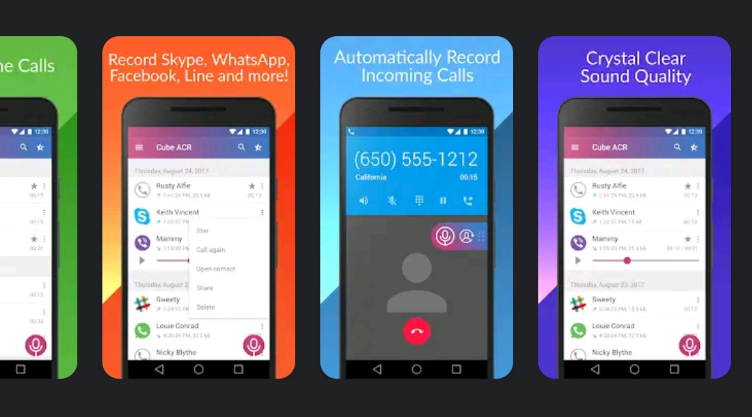 Best Call Recorder for Whats App and Facebook