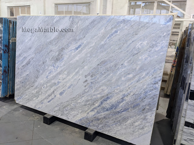 Marble crystal blue crystal Polished Slabs