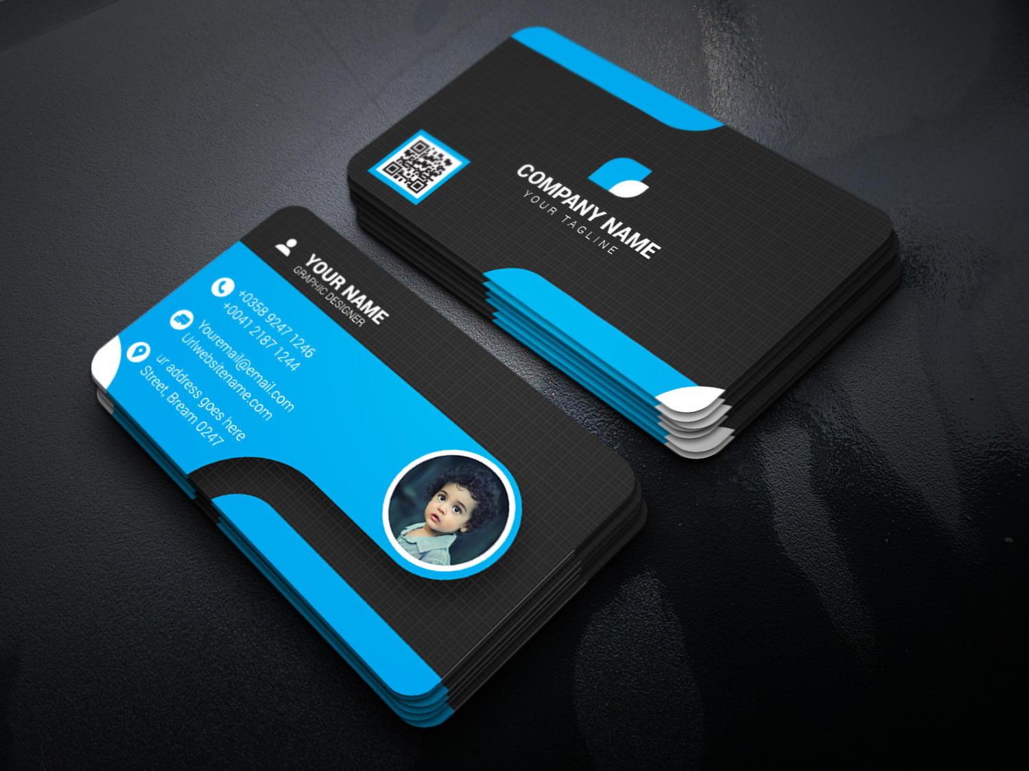 Tutorials  Simple Business Card Design In Adobe Illustrator Inside Photoshop Cs6 Business Card Template