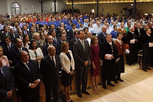 King Felipe VI and Queen Letizia inaugurated the University of Castilla-La Mancha (UCLM). 