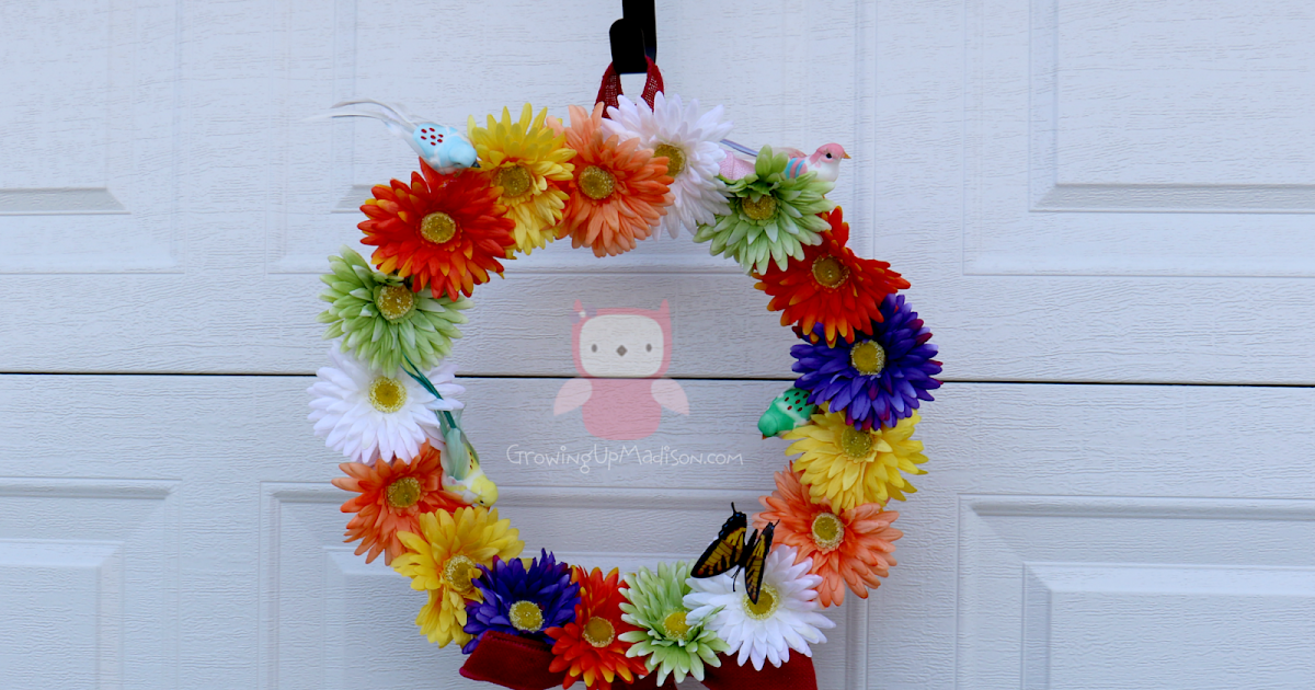 Make Your Own Spring Wreath AnnMarie John