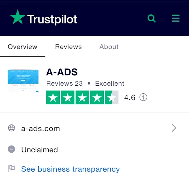 trustpilot a-ads