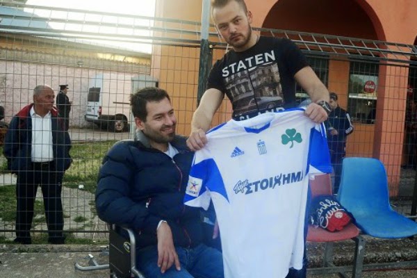 Μια "πράσινη" αγκαλιά για τον Λευτέρη! (pic)