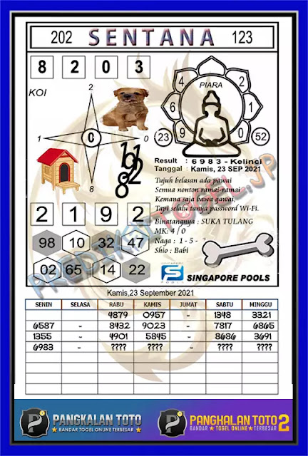 Prediksi Syair Sgp 23 September 2021 Pangkalantoto
