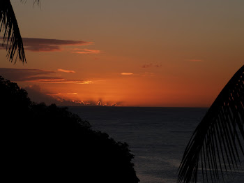 Sunset in St. Lucia