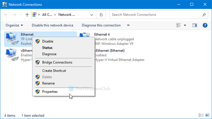 Comment désactiver le partage de connexion Internet (ICS) dans Windows 10