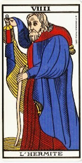 El Ermitaño- Arcano VIIII- Tarot Marsella